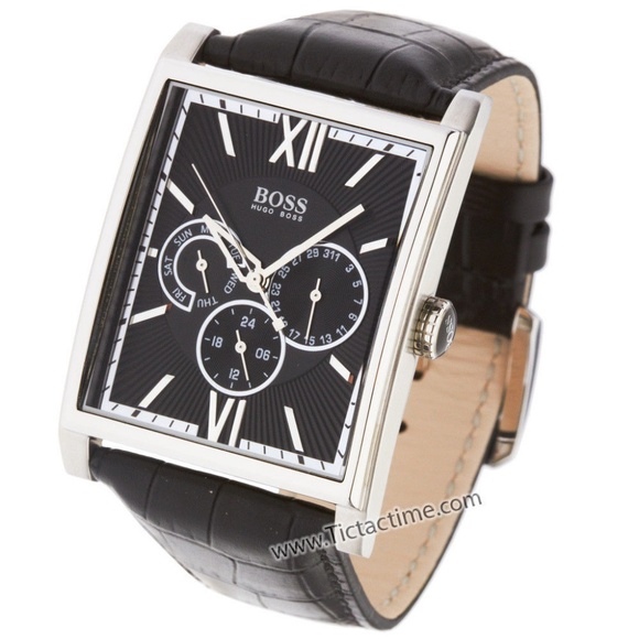 Hugo Boss Men\'s & Women\'s Multi-function Watch 151 BOSS - Black-dial watch with multi-link bracelet - Silver tone main image 4